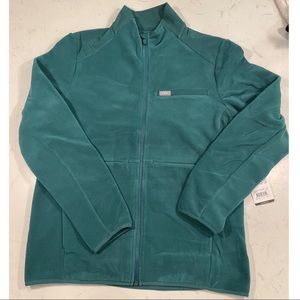 FIGS On-Shift Performance Fleece Jacket in Amazon Green, Medium NWT, Rare color